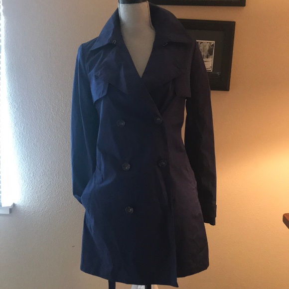 Vince Navy Trench coat - Picture 2 of 6
